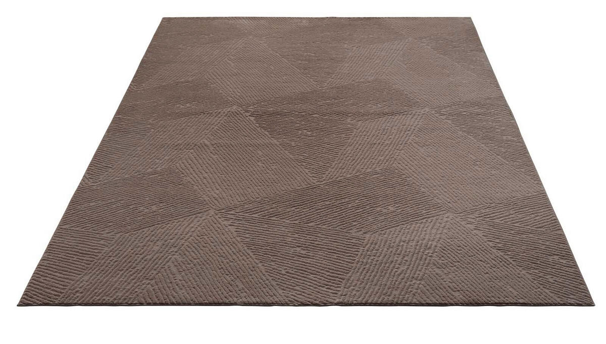 WEBTEPPICH 160/230 cm Stilo Taupe rechteckig  - Taupe, Basics, Textil (160/230cm) - Novel