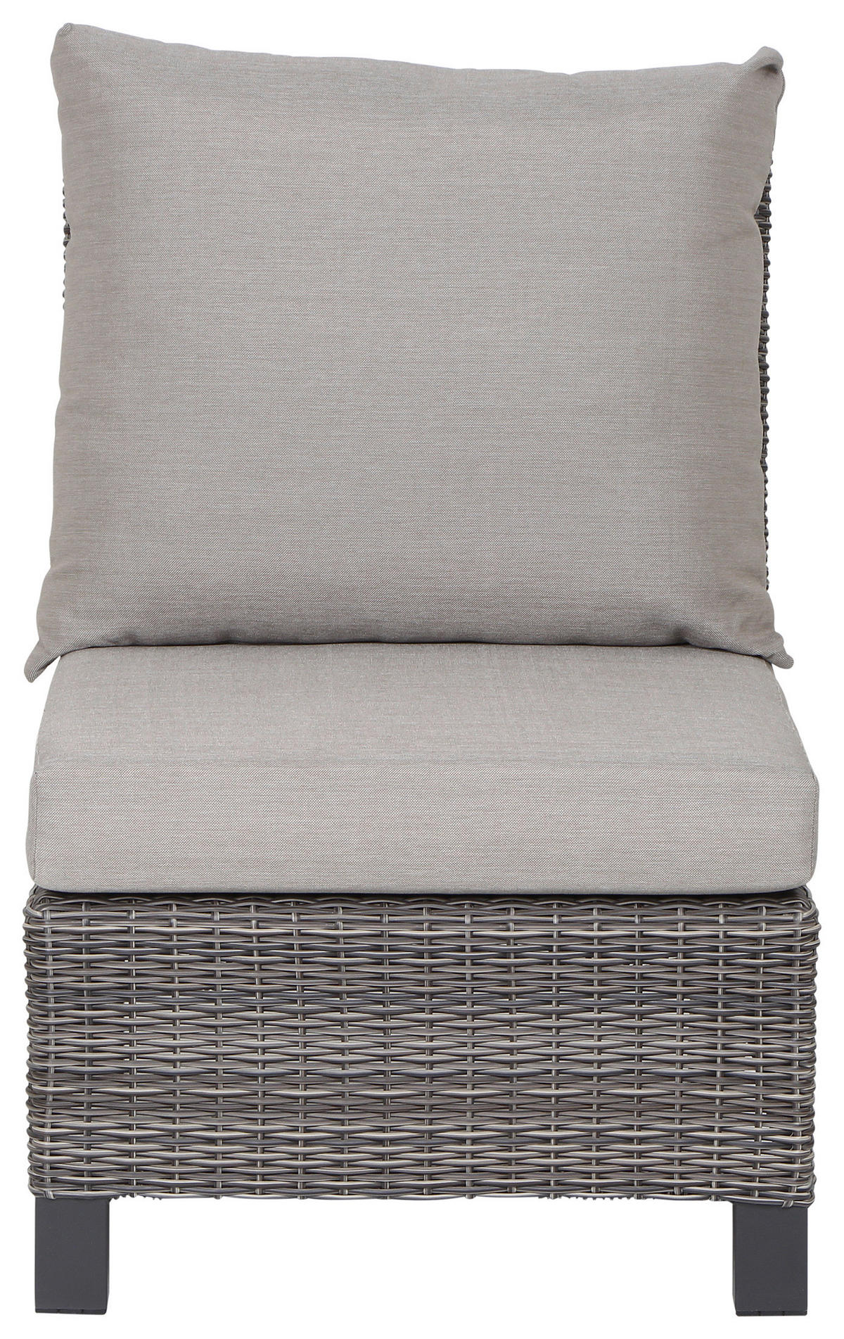 LOUNGEGARNITUR 5-teilig   83/103/160 cm Aluminium  - Grau, Basics, Keramik/Kunststoff (83/103/160cm) - Siena Garden