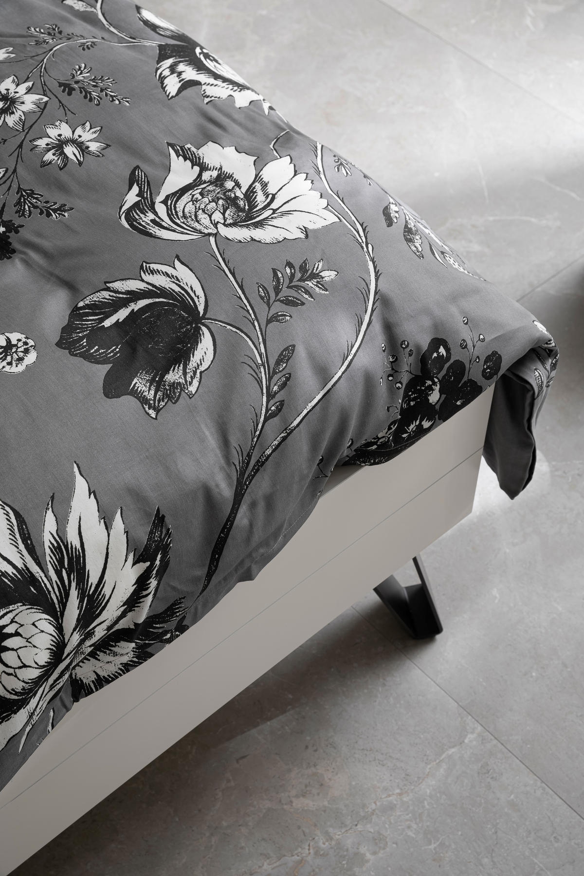 WENDEBETTWÄSCHE SW-Silent Satin 135/200 cm  - Grau, Basics, Textil (135/200cm) - Schöner Wohnen