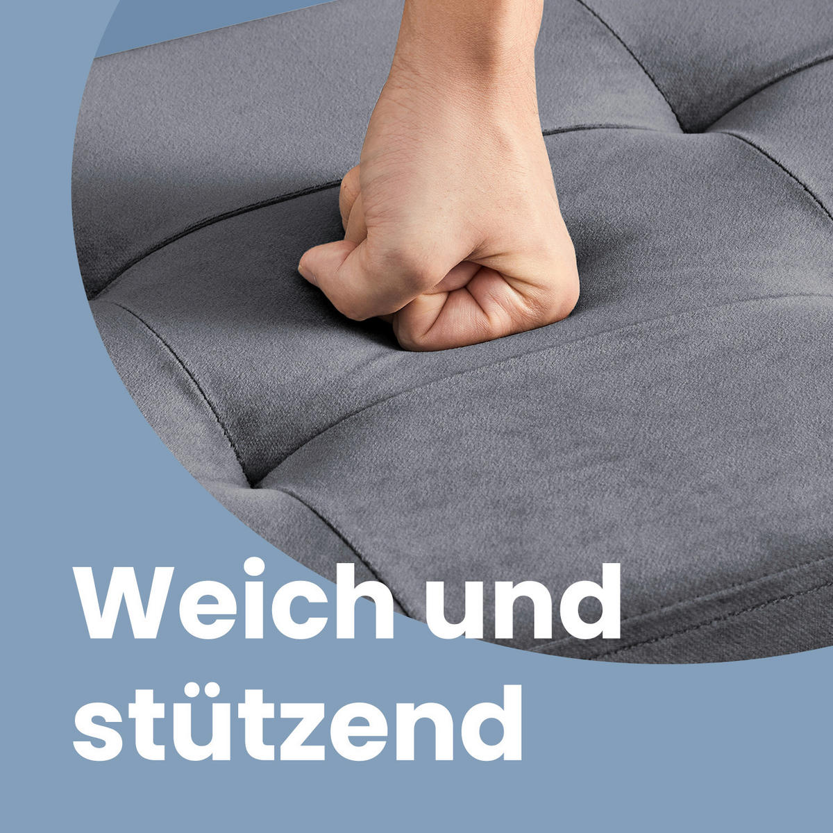 SITZBOX  - Grau, Trend, Textil (110/38/38cm) - Boxxx