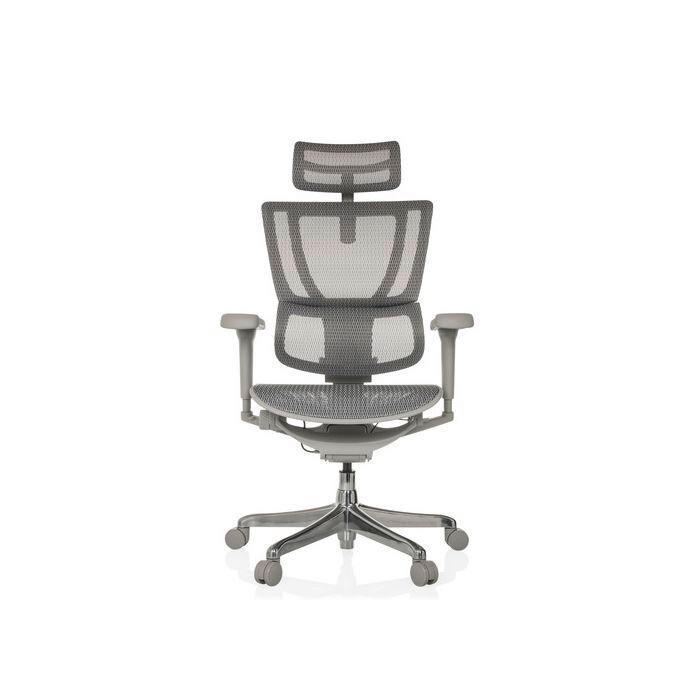 DREHSTUHL Netz  - Silberfarben/Grau, MODERN, Kunststoff/Textil (71/116 - 135/75cm) - MID.YOU