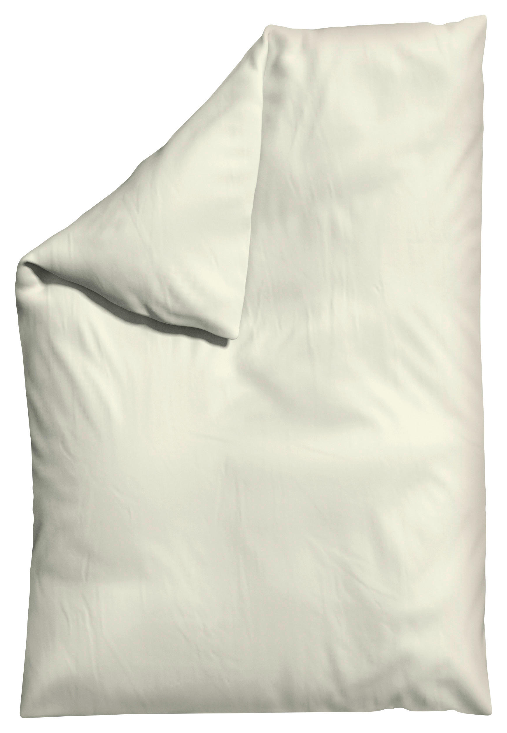 Schlafgut Bettdeckenbezug Knitted Jersey Hellgelb 135-140x200 cm
