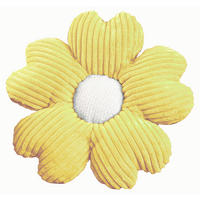 ZIERKISSEN 35 cm  - Gelb/Weiß, LIFESTYLE, Textil (35cm)