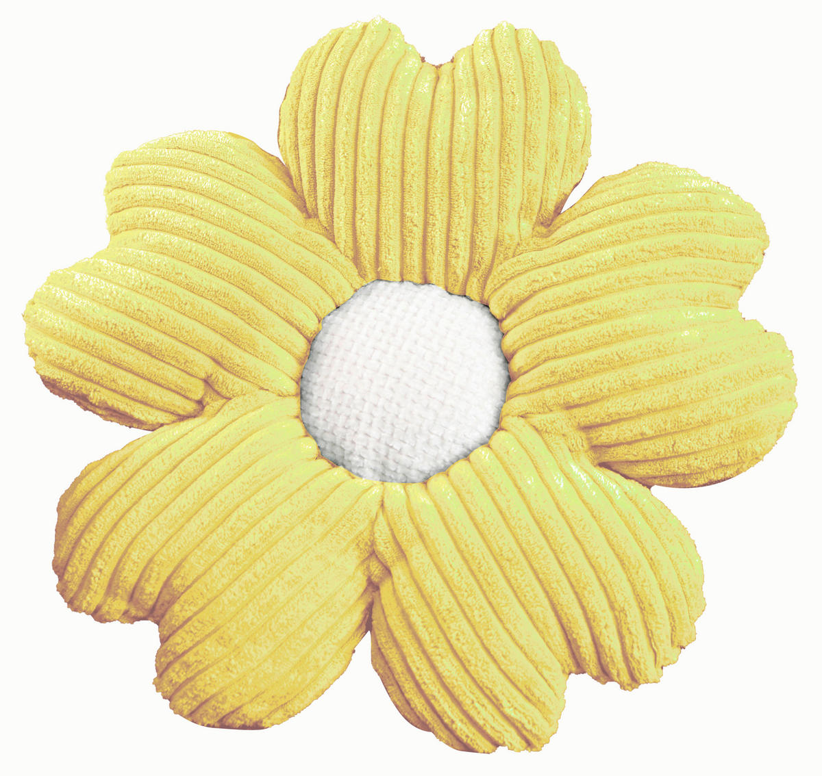 ZIERKISSEN 35 cm  - Gelb/Weiß, LIFESTYLE, Textil (35cm)