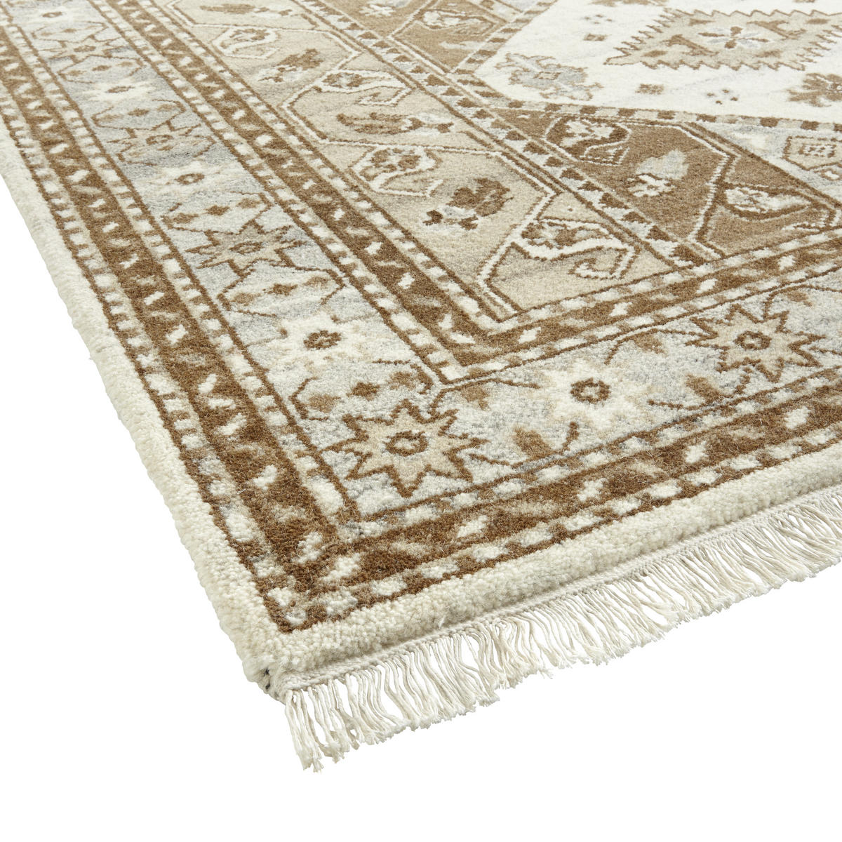 ORIENTALISK MATTA 120/180 cm Kazak Exklusiv  - beige/brun, Lifestyle, textil (120/180cm) - Cazaris