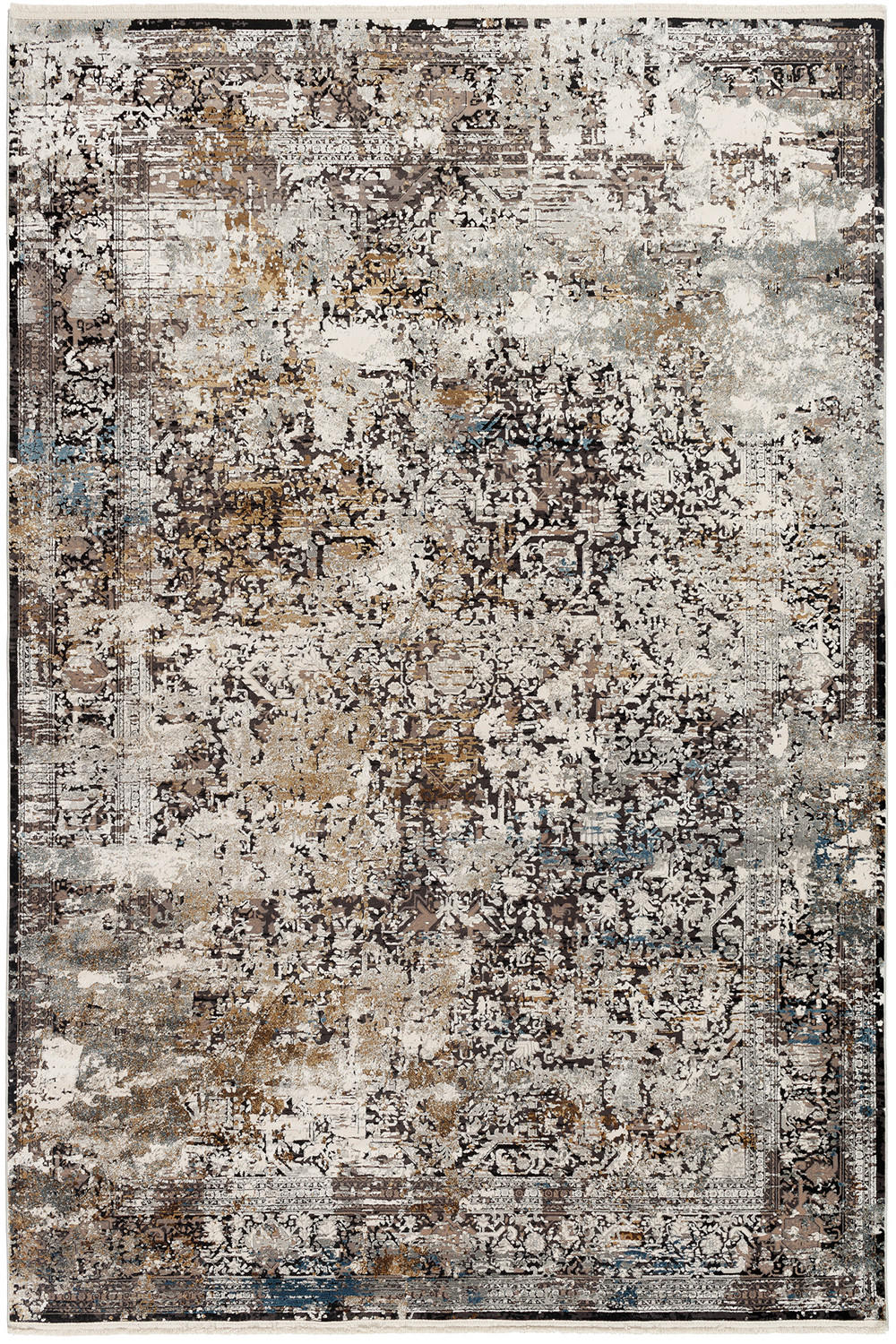 WEBTEPPICH 80/150 cm Le Mans Grau, Multicolor  - Multicolor/Grau, Design, Textil (80/150cm) - Dieter Knoll