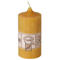 STUMPENKERZE  - Gelb, Basics (5,5/12cm) - Steinhart