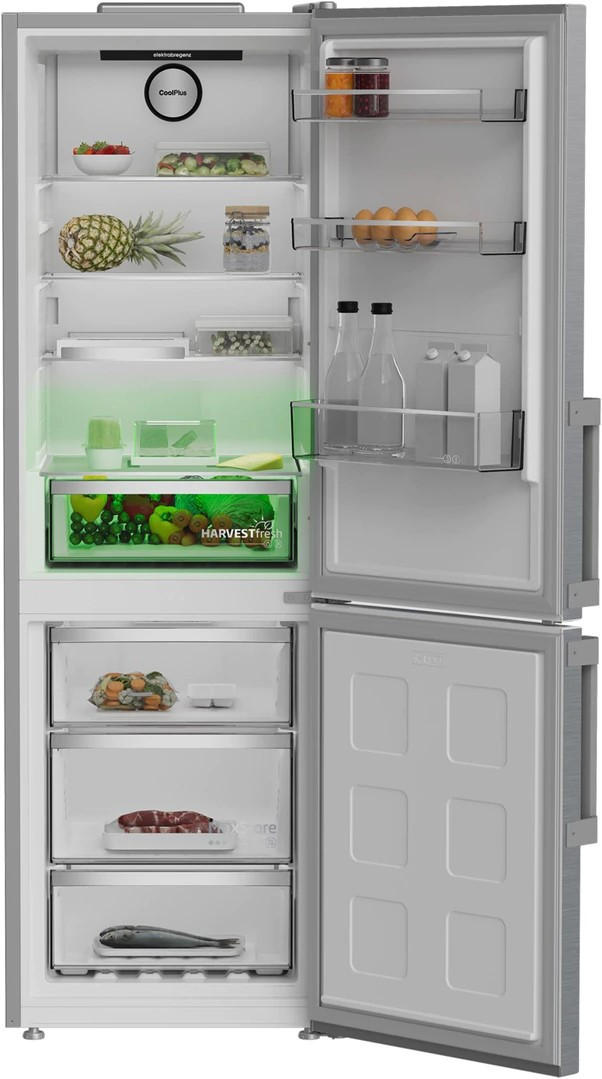 KÜHL-GEFRIER-KOMBINATION KSN99500X  - Edelstahlfarben, Basics, Metall (59,5/186,5/66,3cm) - Elektra Bregenz