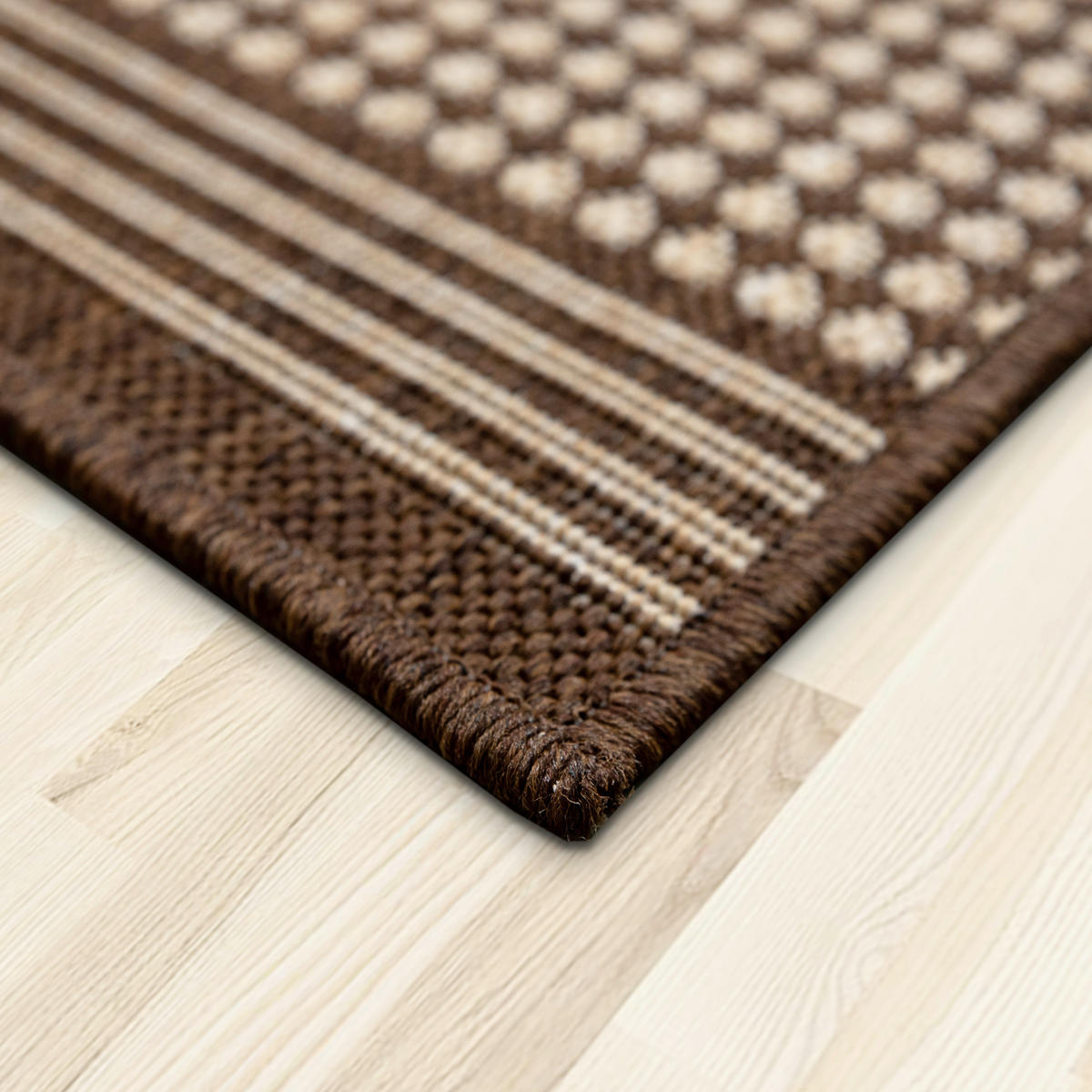 OUTDOORTEPPICH 80/150 cm Braun, Beige  - Beige/Braun, Design, Kunststoff (80/150cm) - Novel