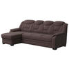 ECKSOFA in Chenille Braun  162/257 cm  - Braun, Basics, Kunststoff/Textil (162/257cm) - MID.YOU