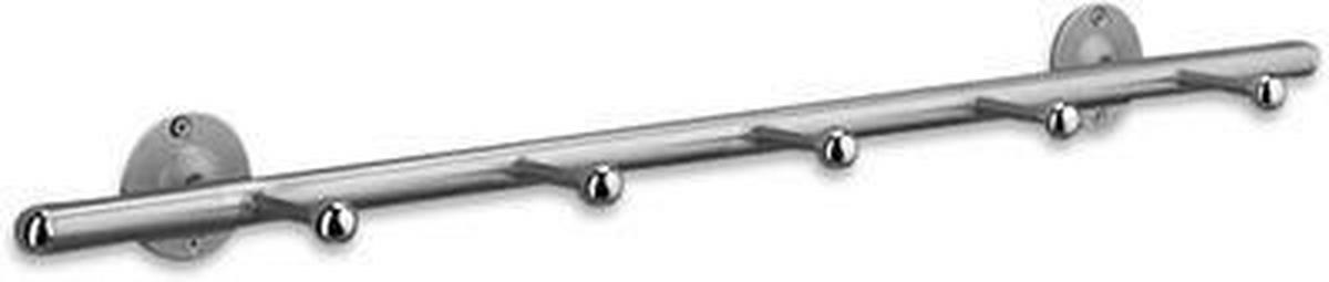 WANDGARDEROBE  in Chromfarben, Edelstahlfarben  - Chromfarben/Edelstahlfarben, Design, Metall (72/6/16cm)