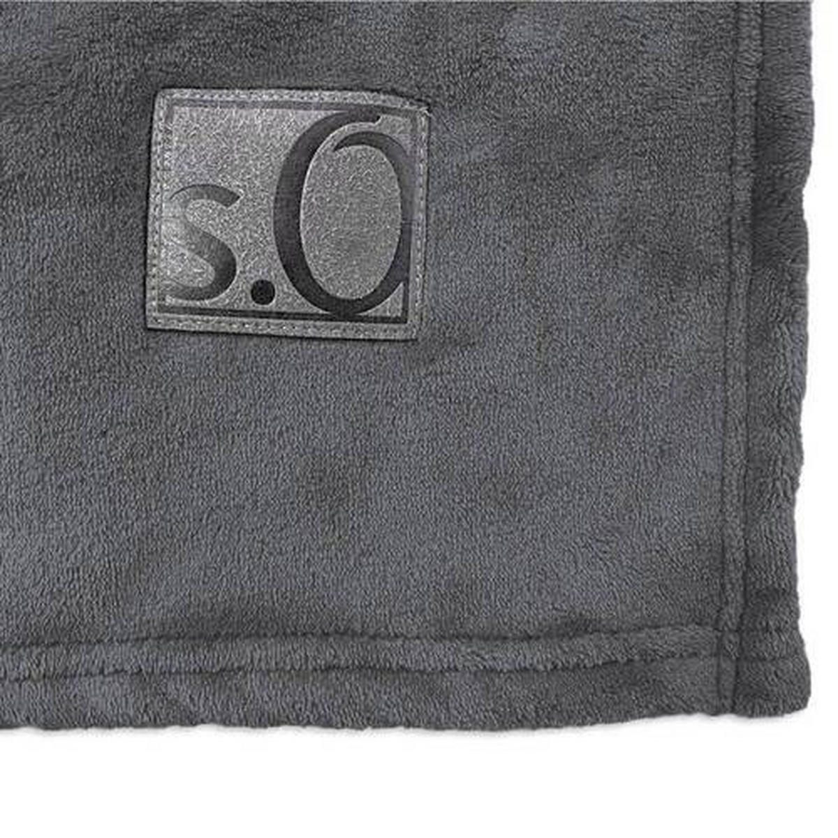 DEKORATIVNA ODEJA 150/200 cm antracit  - antracit, Basics, tekstil (150/200cm) - S. Oliver