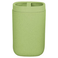 POHÁR NA ZUBNÉ KEFKY zelená - zelená, Basics, plast (8/10/8cm) - Kleine Wolke