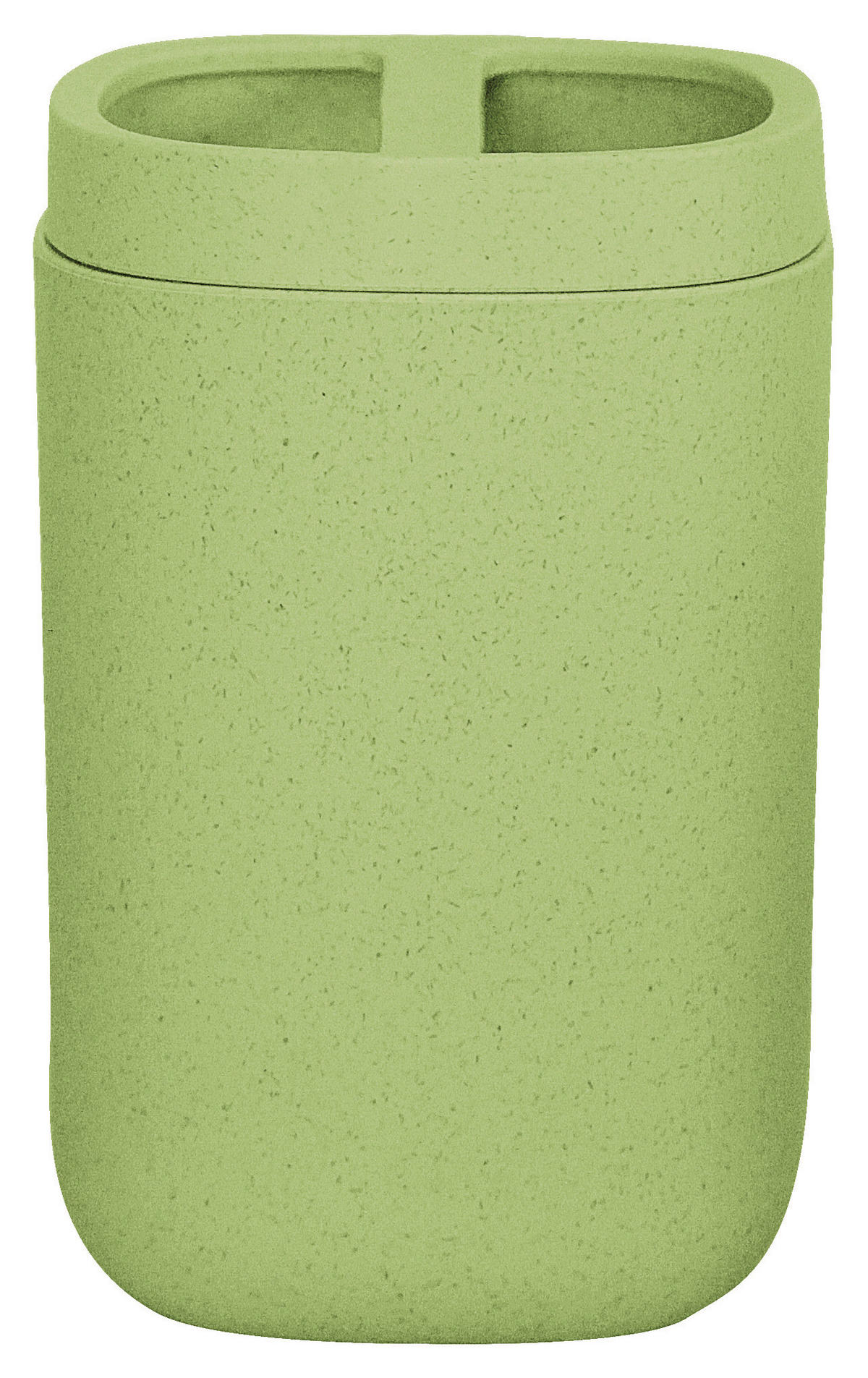 POHÁR NA ZUBNÉ KEFKY zelená - zelená, Basics, plast (8/10/8cm) - Kleine Wolke