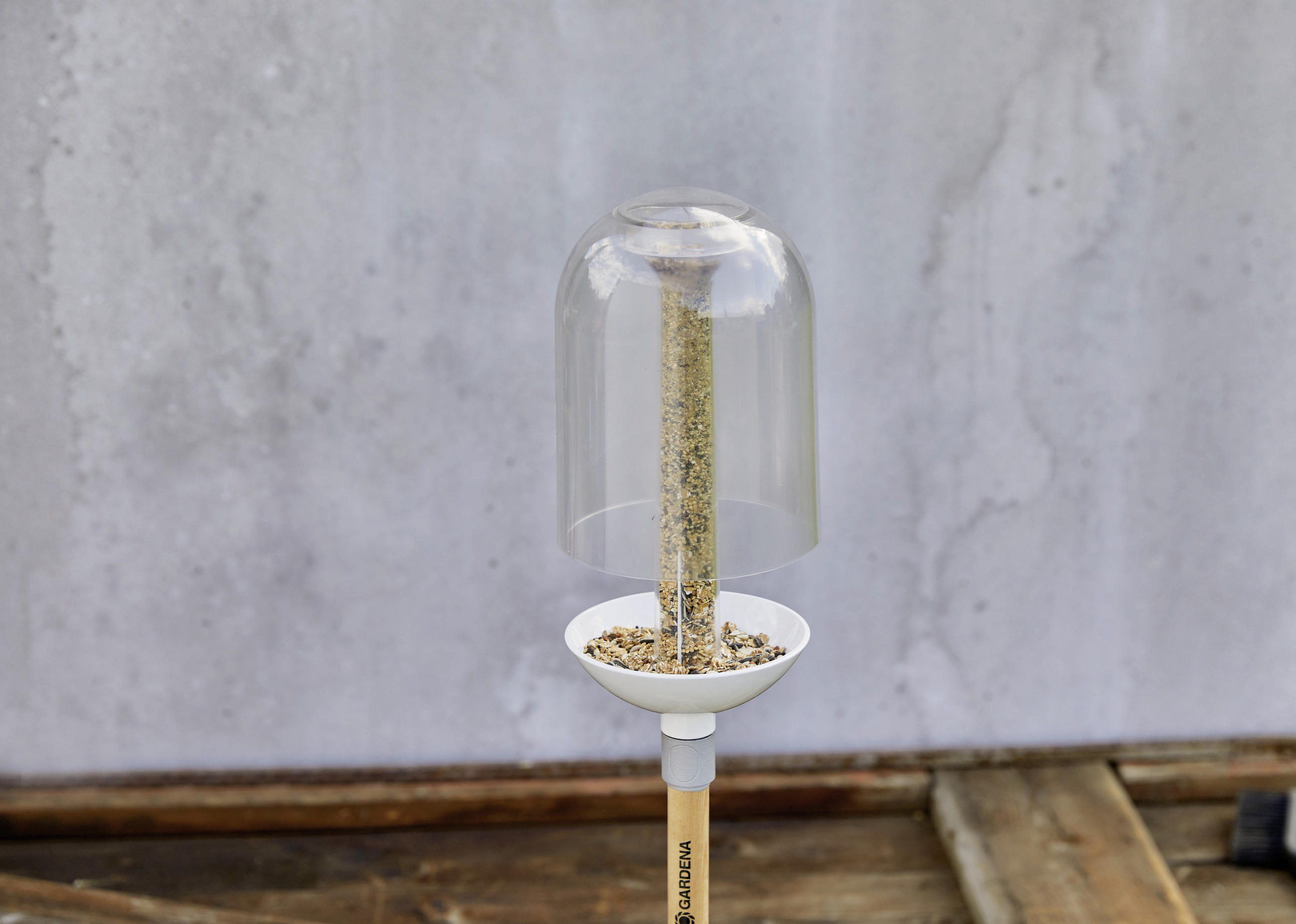 CLICK UP FUTTERSTATION - Klar, Design, Kunststoff (15,7/35,2cm) - Gardena