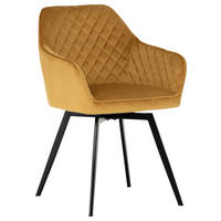 ŽIDLE, žlutá - černá/žlutá, Basics, kov/textil (57/84/61cm) - Voleo