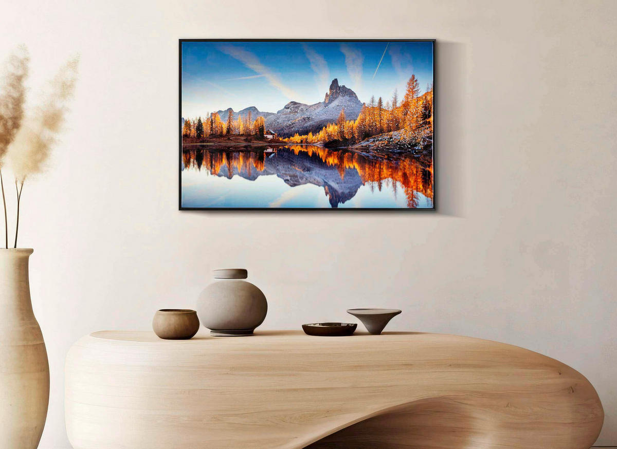 LEINWANDBILD Landschaft & Natur  - Schwarz, Basics, Holz/Kunststoff (90/60/4cm)