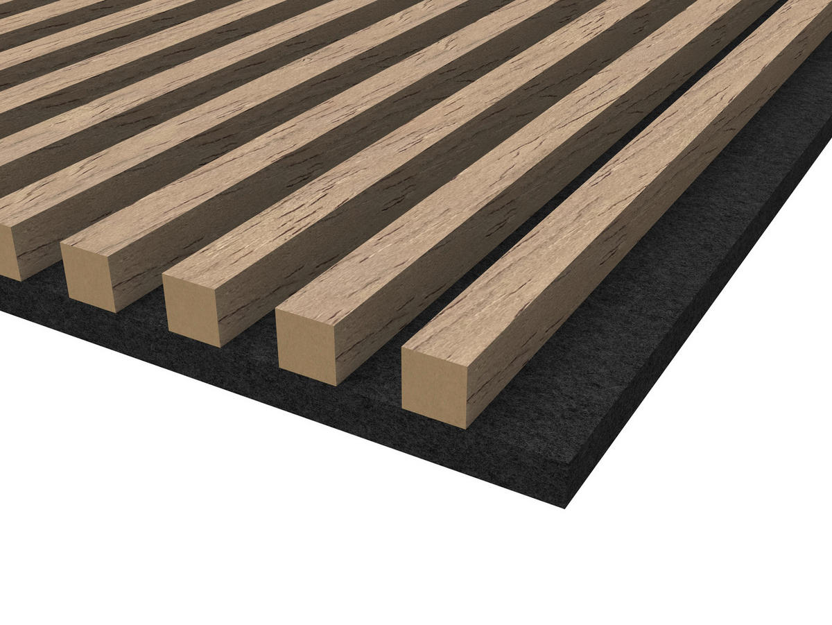 WANDPANEEL Walnussfarben  - Walnussfarben, Design, Holzwerkstoff/Kunststoff (41/41/2,1cm) - Livetastic