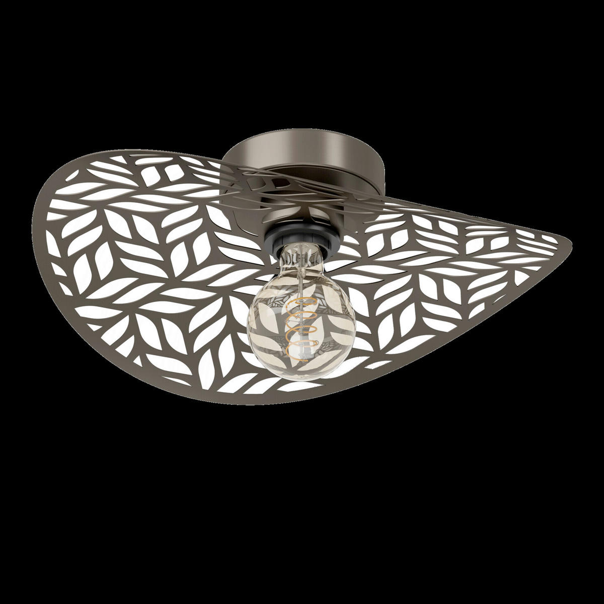 PLAFONJERA SWABY  - bronzana, Dizajnerski, metal (40/12,5cm)