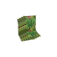 SESSELAUFLAGENSET Blätter  - Dunkelgrün/Hellgrün, Basics, Textil (50/7/110cm)