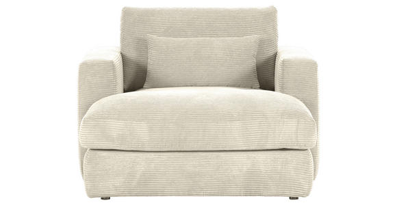 XXL-SESSEL - Creme/Schwarz, ROMANTIK / LANDHAUS, Kunststoff/Textil (120/67/140cm) - Landscape