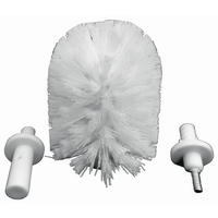 ERSATZBÜRSTENKOPF in   Kunststoff  - Weiß, Basics, Kunststoff (7,5/14cm) - Sadena