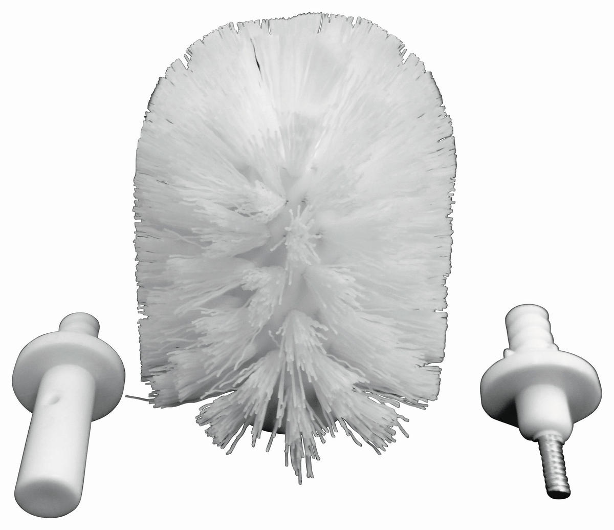 ERSATZBÜRSTENKOPF in   Kunststoff  - Weiß, Basics, Kunststoff (7,5/14cm) - Sadena