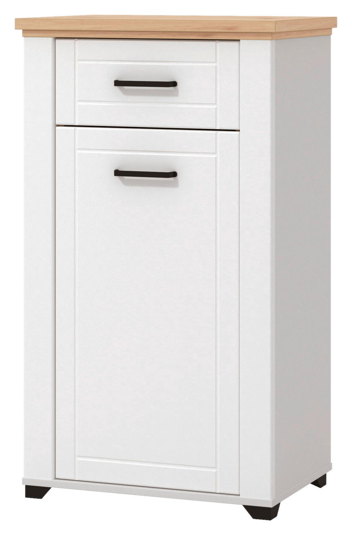 GARDEROBE 5-teilig  in 260/194,5/41 cm  - Weiß/Eiche Artisan, Basics, Holzwerkstoff (260/194,5/41cm) - Carryhome