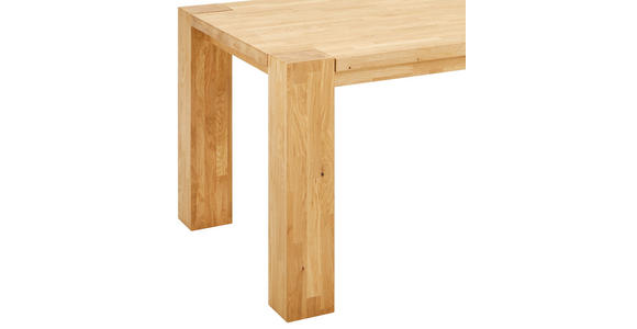 ESSTISCH Wildeiche massiv rechteckig Eichefarben  - Eichefarben, Design, Holz (200/100/75cm) - Linea Natura