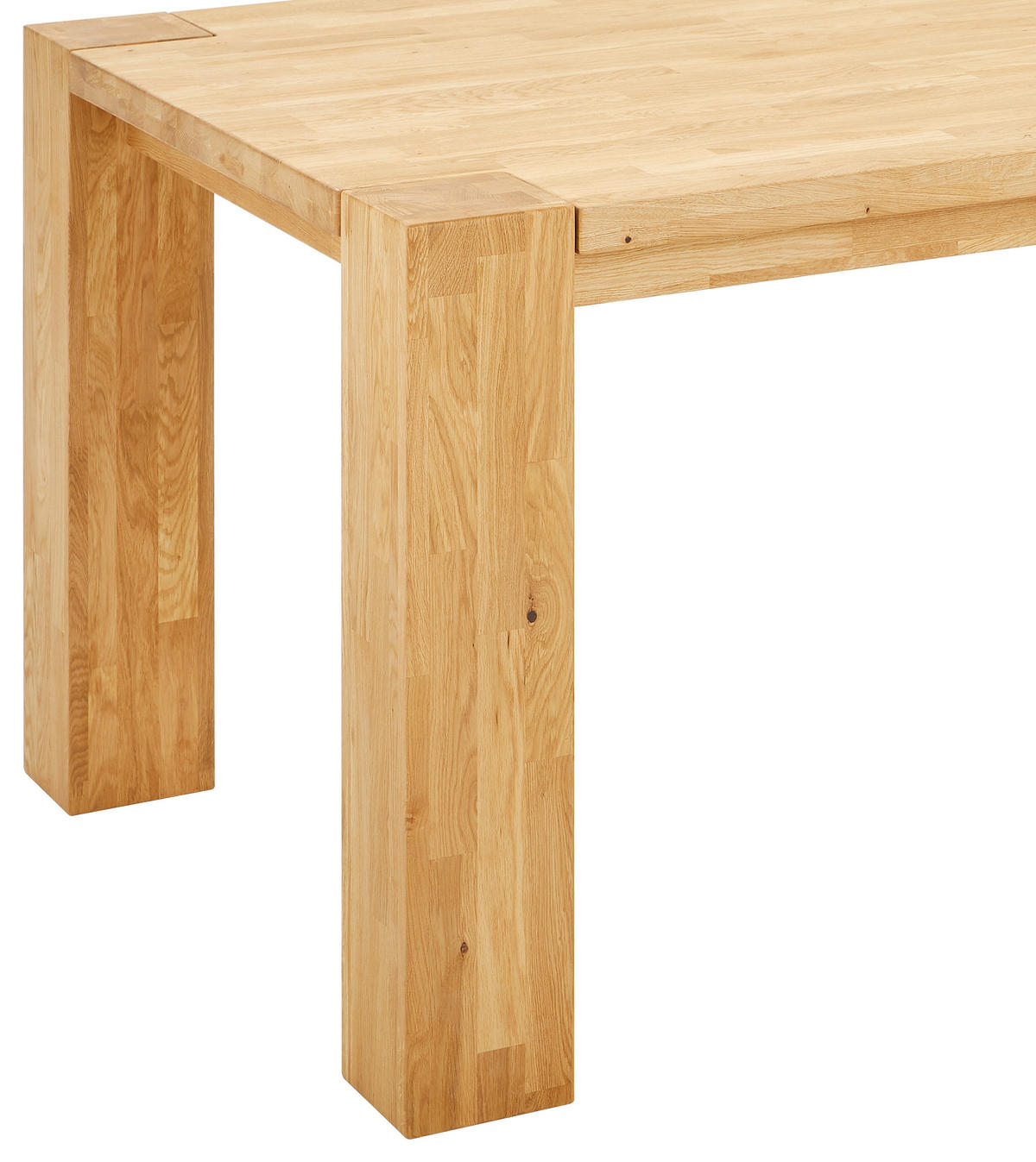 ESSTISCH Wildeiche massiv rechteckig Eichefarben  - Eichefarben, Design, Holz (200/100/75cm) - Linea Natura