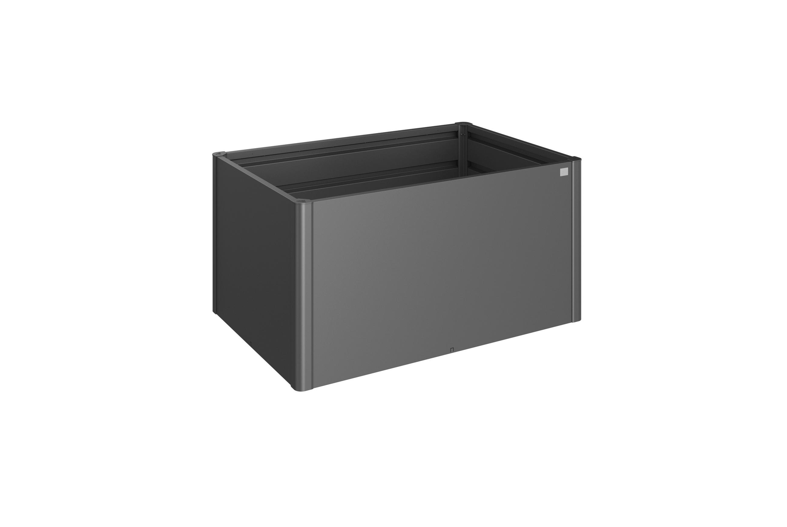 HOCHBEET - Dunkelgrau, Design, Metall (102/77/102cm) - Biohort