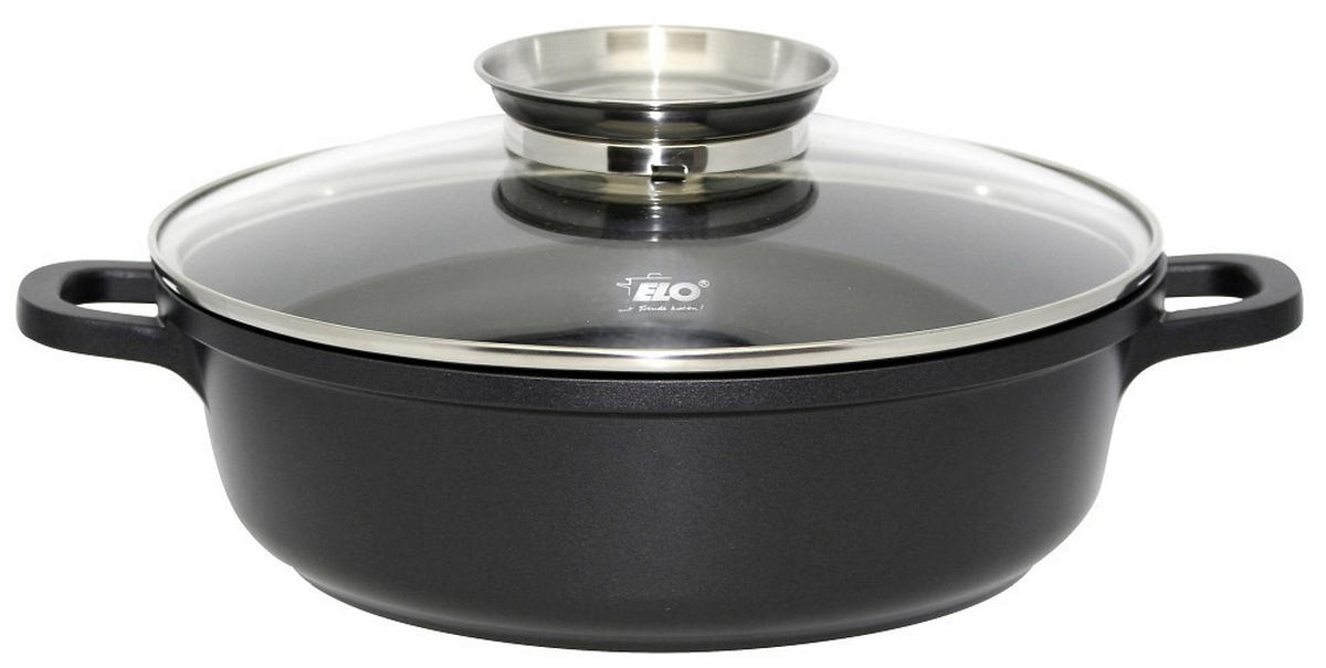 SERVIERPFANNE ELo Alucast Servierpfanne 28 cm cm  - Basics, Metall (28 cmcm) - ELO