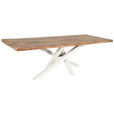 TISCHGESTELL in Metall 160/70/72 cm - Creme, Design, Metall (160/70/72cm) - Landscape