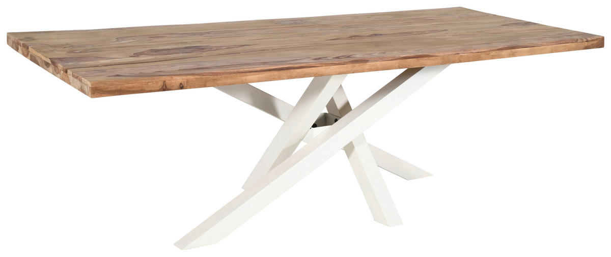 TISCHGESTELL Creme  - Creme, Design, Metall (160/70/72cm) - Landscape