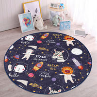 KINDERTEPPICH 180/180 cm Multicolor rund  - Multicolor, Basics, Textil (180/180cm)