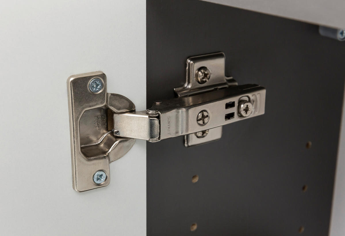 HÄNGESCHRANK 40/64/20 cm  - Schwarz/Graphitfarben, KONVENTIONELL, Holzwerkstoff/Metall (40/64/20cm) - Xora