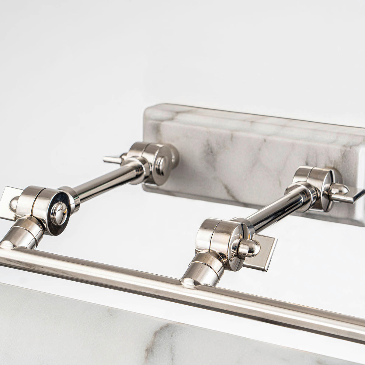BILDERLEUCHTE Winchfield 12.7/70.3/31.8 cm  - Nickelfarben, Konventionell, Metall (12.7/70.3/31.8cm) - Elstead Lighting