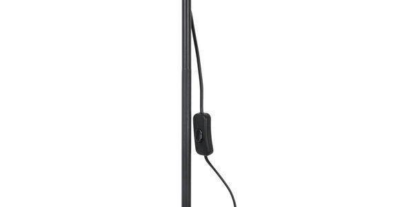 STEHLEUCHTE 35,5/18/154,50 cm  - Schwarz, Trend, Kunststoff/Metall (35,5/18/154,50cm) - Novel