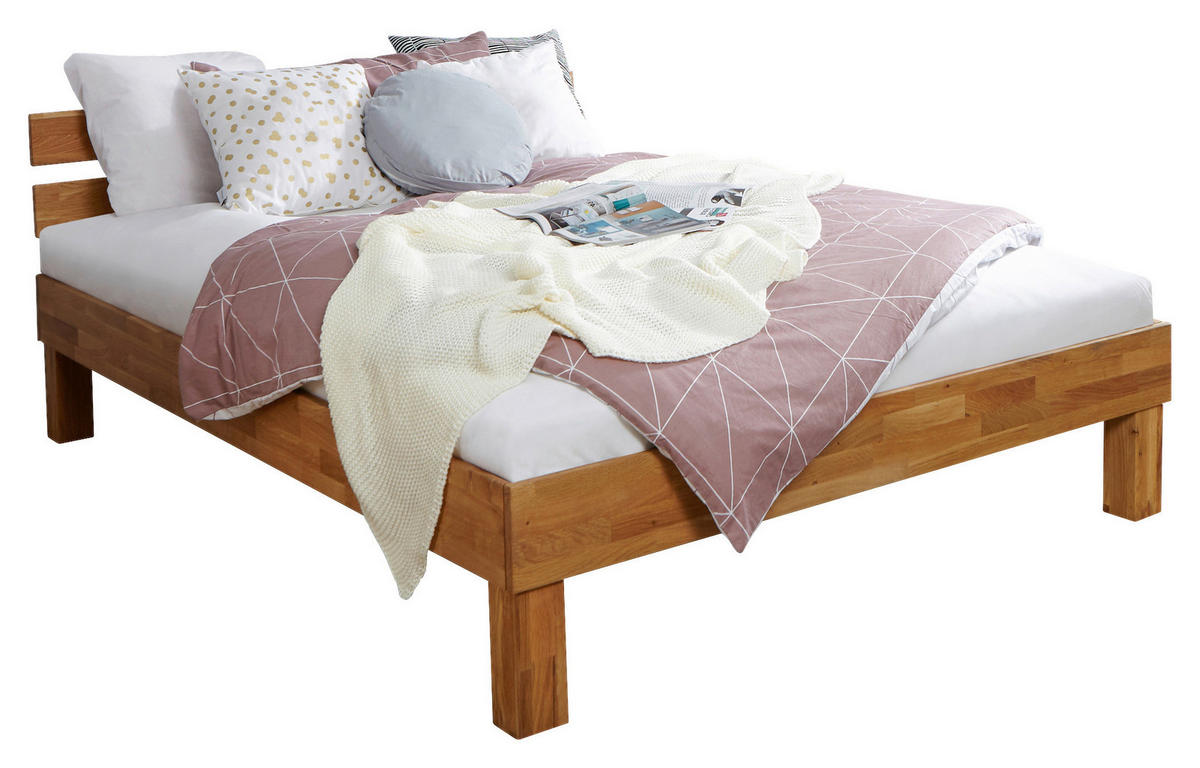 BETT 140/200 cm  Naturfarben   - Naturfarben, Modern, Holz (140/200cm) - MID.YOU