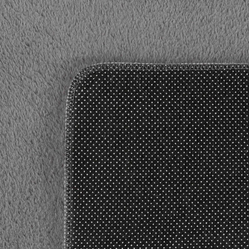 Thumbnail - Webteppich Joy, Grau, Textil, Uni, rechteckig, 80x150 cm, Oeko-Tex® Standard 100, für Fußbodenheizung geeignet, rutschfe...