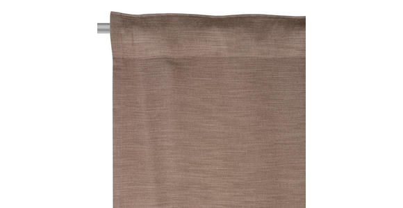 FERTIGVORHANG blickdicht  - Nussbaumfarben/Braun, Basics, Textil (140/255cm) - Novel