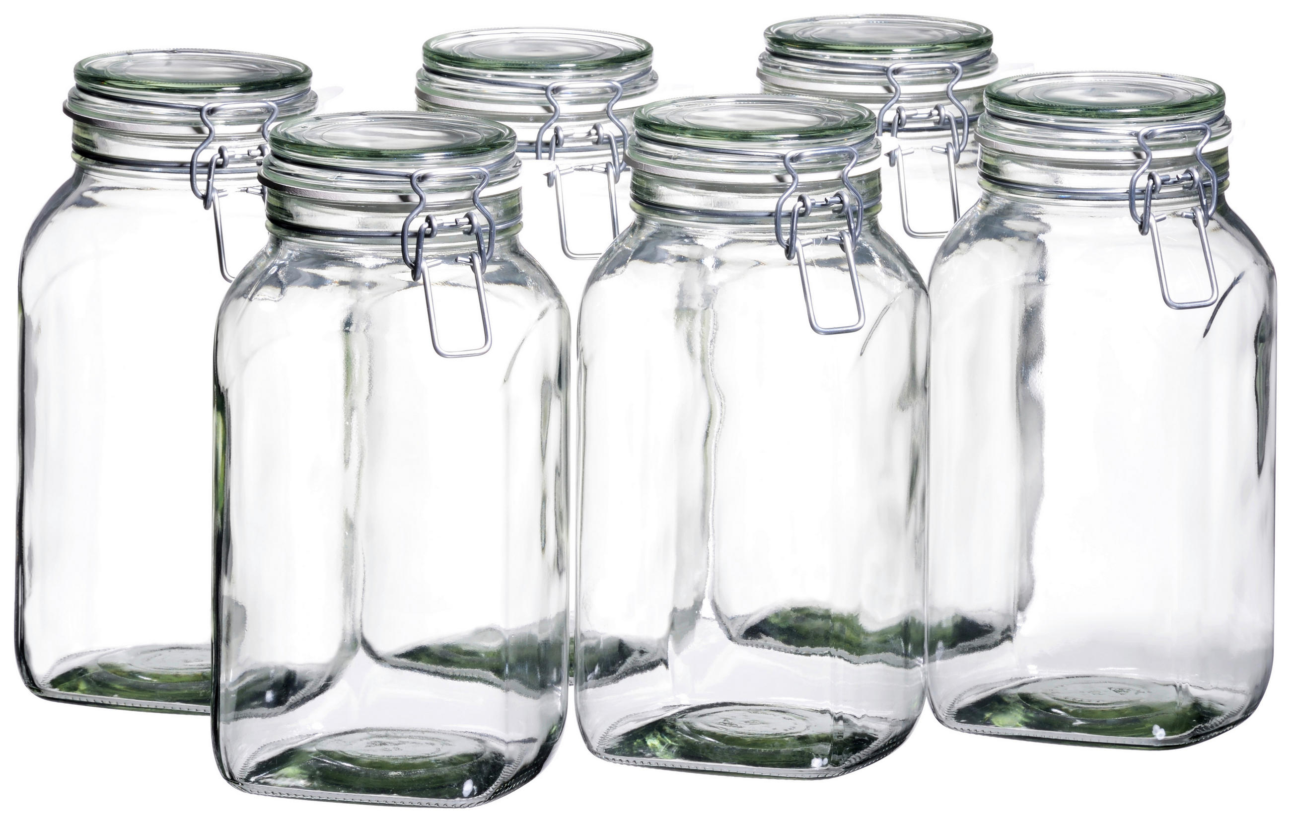 EINMACHGLAS-SET GOTHIKA - Transparent, Basics, Glas (2500ml) - Mäser