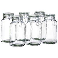 EINMACHGLAS-SET GOTHIKA  - Transparent, Basics, Glas (2500ml) - Mäser