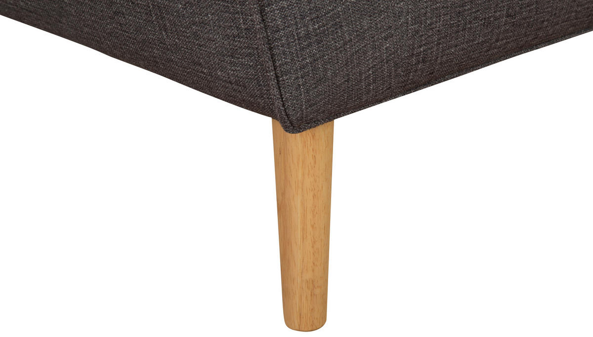 SEDACIA ZOSTAVA, textil, tmavosivá - prírodná farba/tmavosivá, Modern, drevo/textil (178.5/83/79cm) - P & B