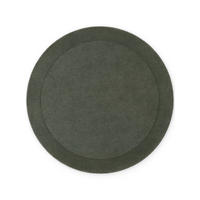 WOLLTEPPICH 200 cm Dunkelgrün rund  - Dunkelgrün, KONVENTIONELL, Textil (200cm) - Villeroy & Boch