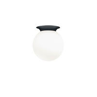 DECKENLEUCHTE 25 cm  - Schwarz, KONVENTIONELL, Metall (25cm) - Hell