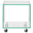 BEISTELLTISCH in Glas 40/40/40 cm  - Design, Glas (40/40/40cm) - Xora