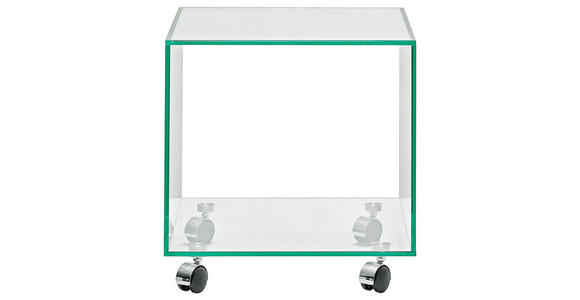 BEISTELLTISCH in Glas 40/40/40 cm - Design, Glas (40/40/40cm) - Xora