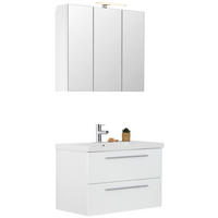 KUPATILO  bela  - bela, Konvencionalno, pločasti materijal/keramika (80/200/45,5cm) - Ti'me
