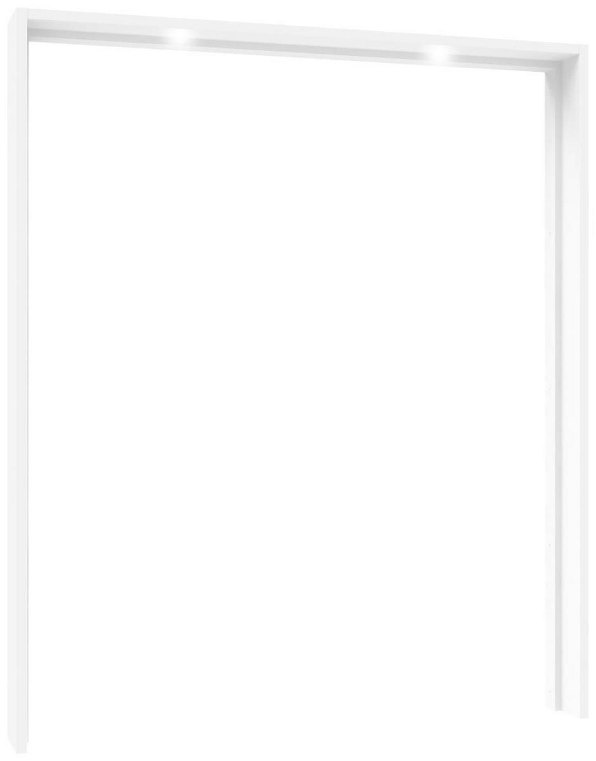PASPARTOVÝ RÁM, bílá, vysoce lesklá bílá, 180,8/215,1/23,8 cm - bílá/vysoce lesklá bílá, Design, kov/kompozitní dřevo (180,8/215,1/23,8cm) - home24